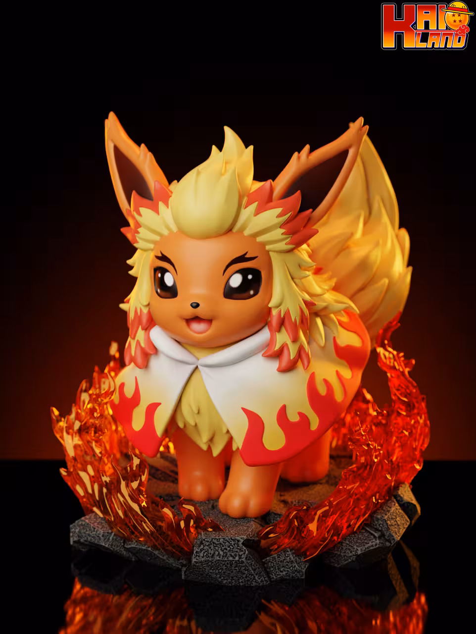 Pokemon ZH Studio Flareon Cos Rengoku Kyoujurou Resin Statue