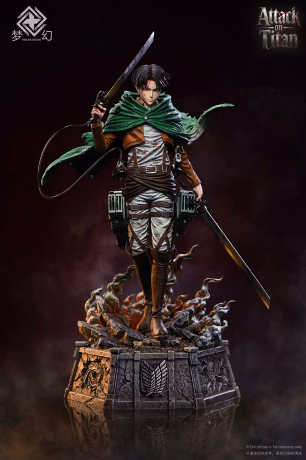 Attack on Titan Dream Studio Levi Ackerman Resin Statuea 1