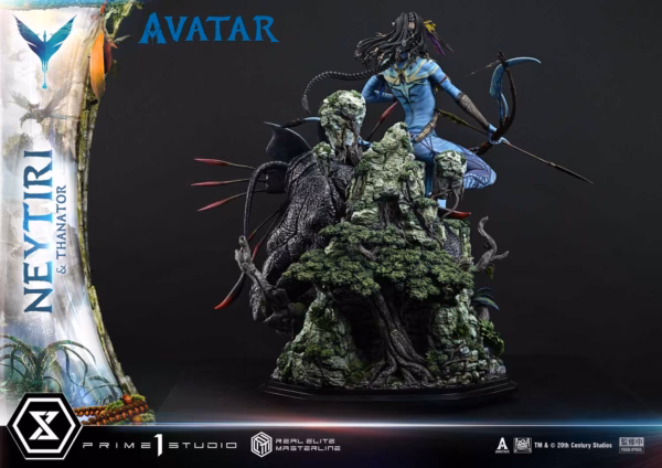 Avatar Prime 1 Studio Neytiri x Thanator Licensed Resin Statue 6
