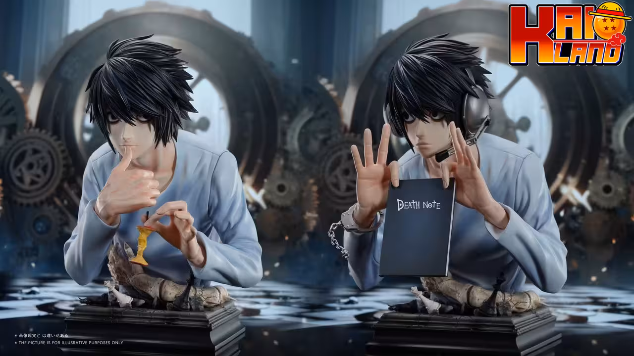 Death Note Anm Studio L lawliet bust Resin Statue