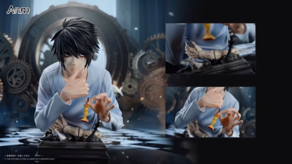 Death Note Anm Studio L lawliet bust Resin Statue 1