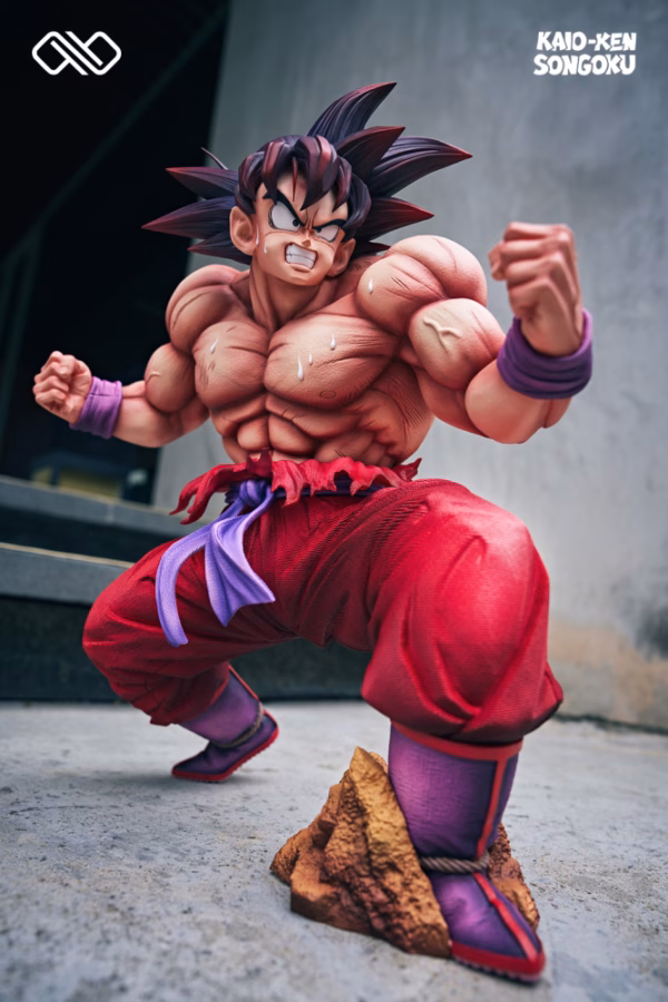 Dragon Ball Infinite Studio Kaioken Son Goku Resin Statue 3