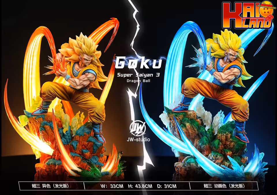 Dragon Ball JW Studio SS3 Goku Resin Statue