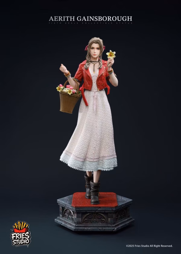 Final Fantasy Fries Studio Aerith Gainsborough Resin Statue 1
