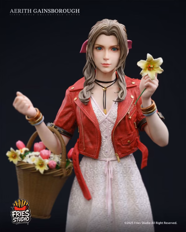 Final Fantasy Fries Studio Aerith Gainsborough Resin Statue 3