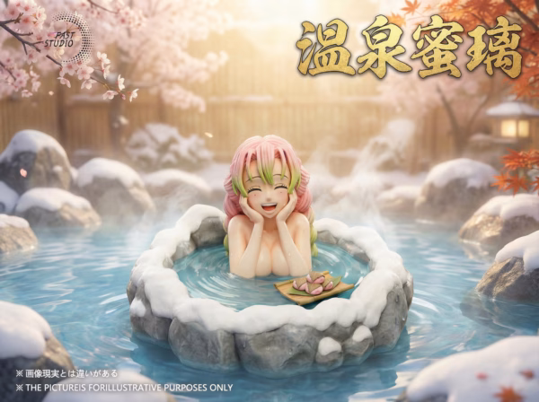 Kimetsu no Yaiba Fast Studio Kanroji Mitsuri in Hot Spring Resin Statue 1