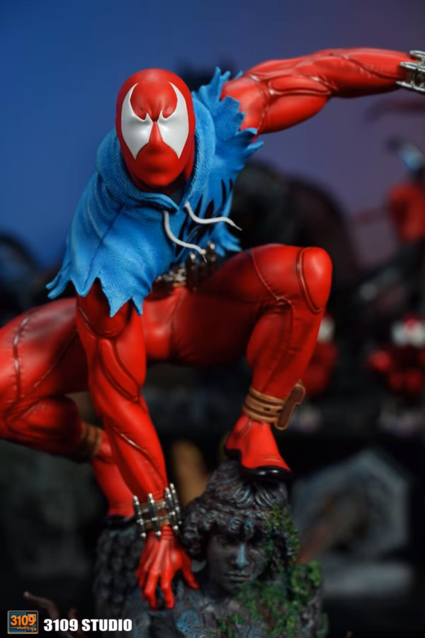 Marvel 3109 Studio Scarlet Spiderman Resin Statue 4