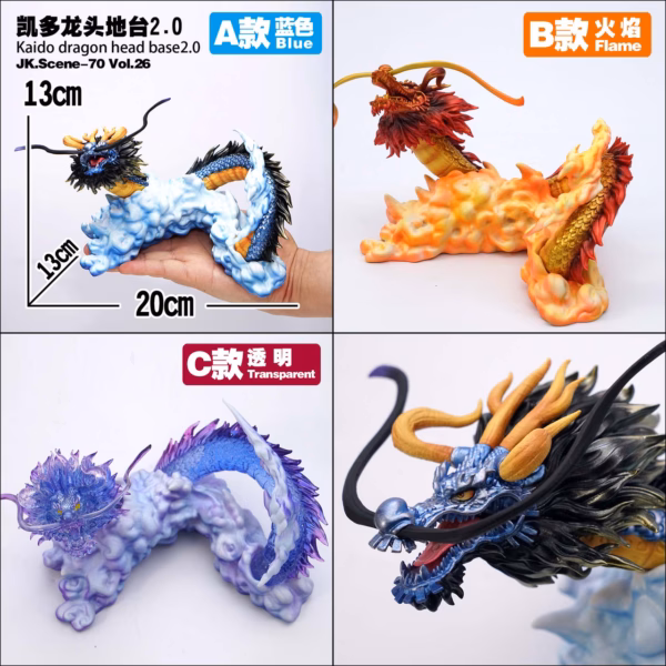 One Piece Jacksdo Studio Kaido dragon Head base V2 Resin Statue 6