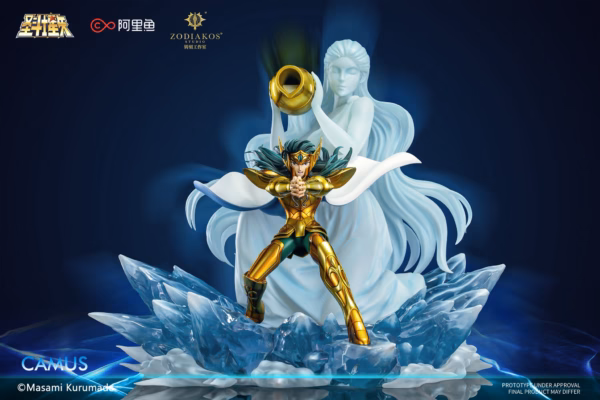 Saint Seiya Zodiakos Studio Gold Saint Camus Licensed Resin Statue 2