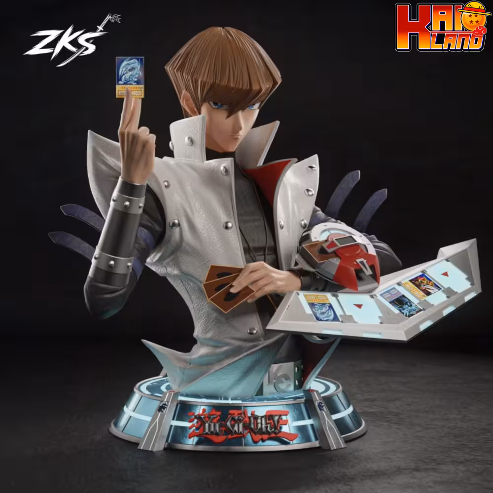 YuGiOh Zenkai Studio Seto Kaiba Bust Resin Statue