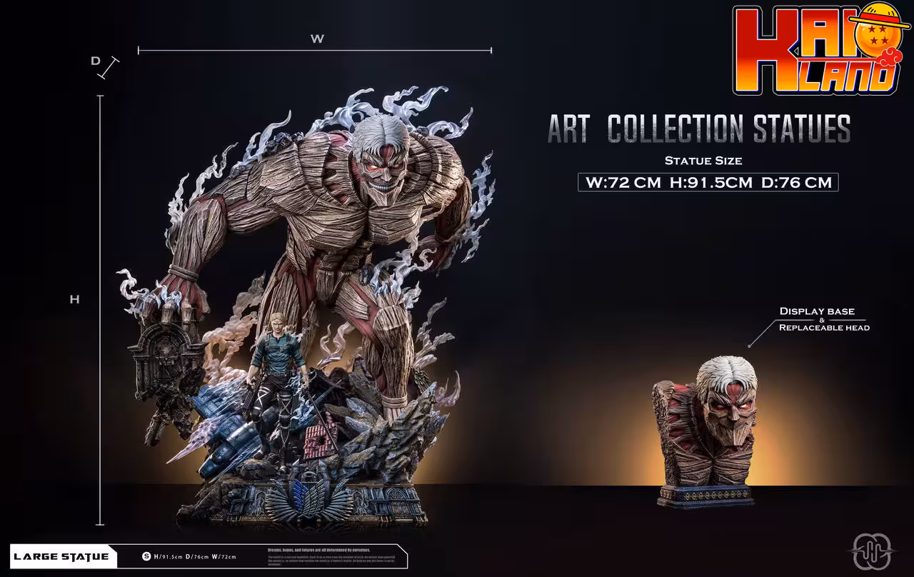Attack On Titan Hertz Studio The Armored Titan x Reiner Resin Statue