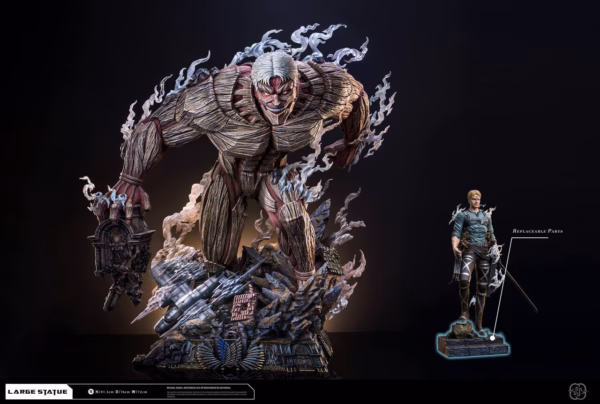 Attack On Titan Hertz Studio The Armored Titan x Reiner Resin Statue 3