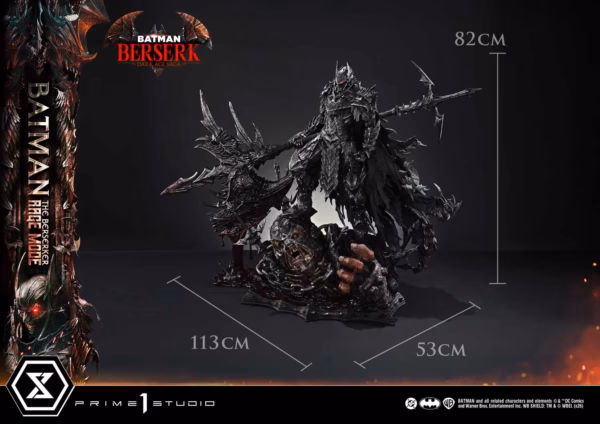 Batman Prime 1 Studio Batman Comics The Berserker Rage Mode Licensed Resin Statue 66
