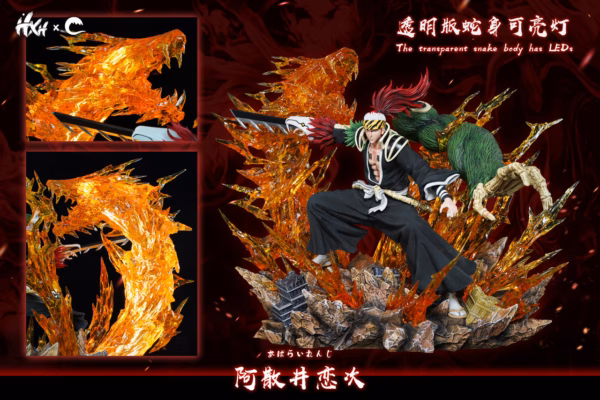 Bleach HXHENG × CHENG Studio Abarai Renji Resin Statue 5