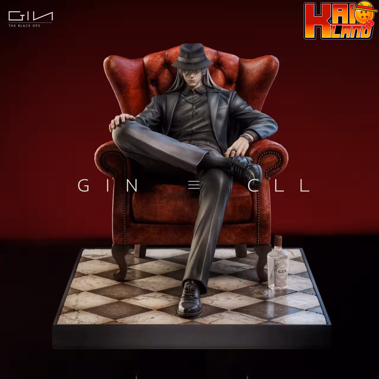 Detective Conan CLL Studio Gin Resin Statue