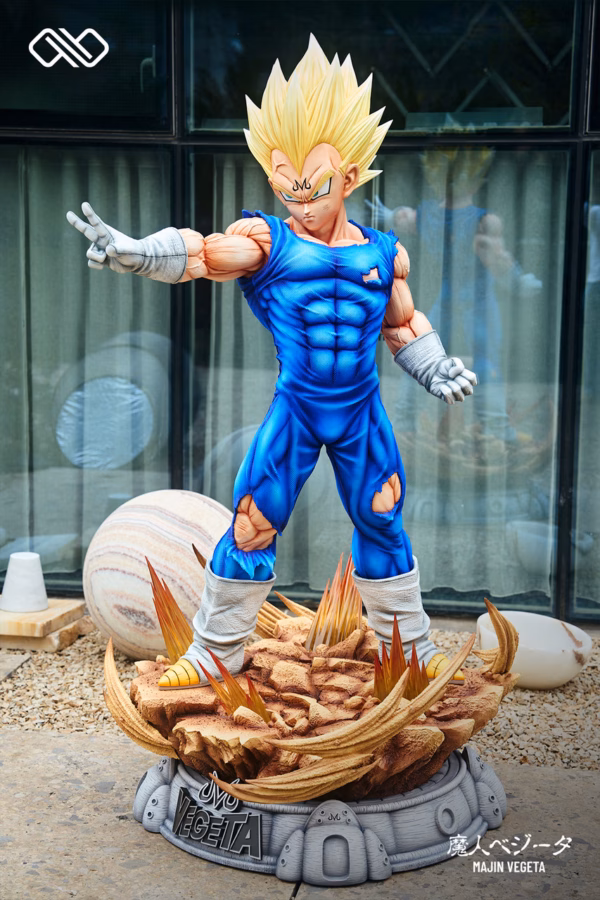 Dragon Ball Infinite Studio Majin Vegeta Life Size Resin Statue 5