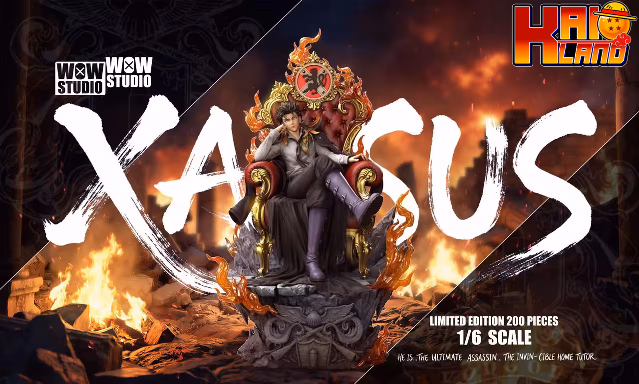 Katekyo Hitman Reborn WOW Studio Xanxus Throne Resin Statue