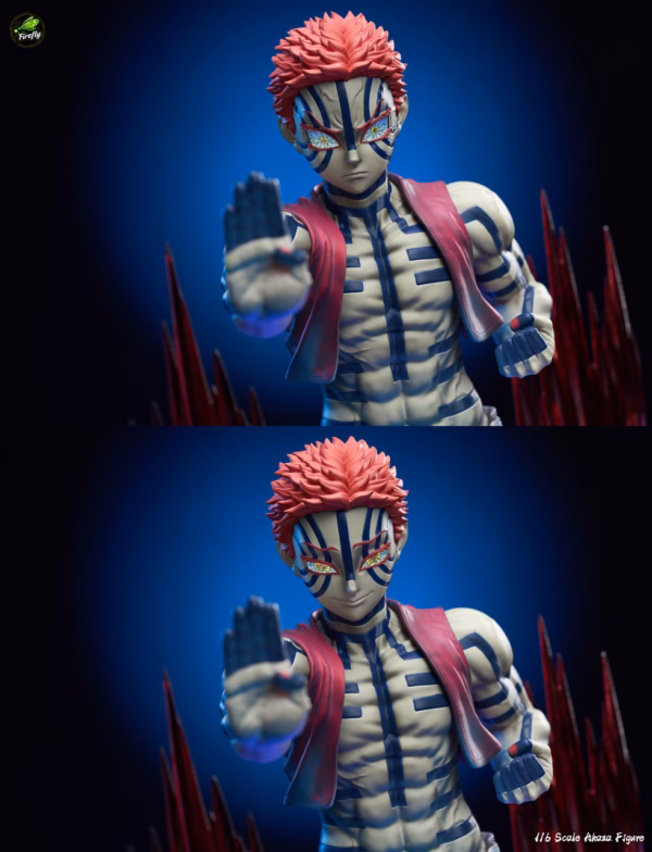 Kimetsu No Yaiba Firefly Studio Akaza Resin Statue 3