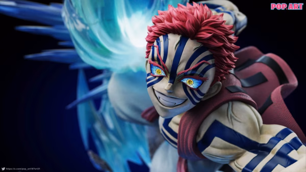 Kimetsu no Yaiba POP ART Studio Akaza Resin Statue 4
