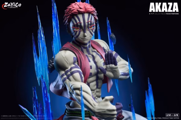 Kimetsu no Yaiba Zayico Studio Akaza Resin Statue 3