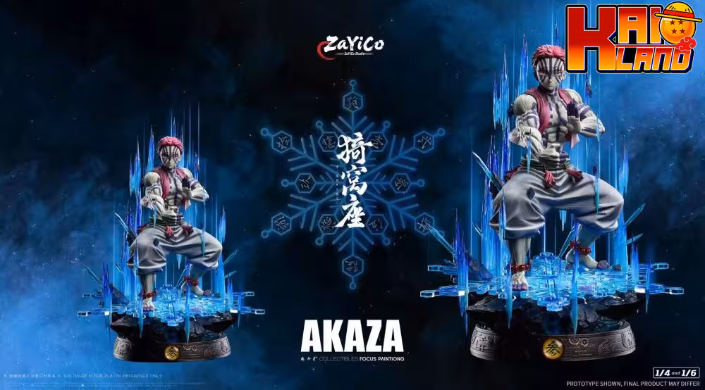 Kimetsu no Yaiba Zayico Studio Akaza Resin Statue