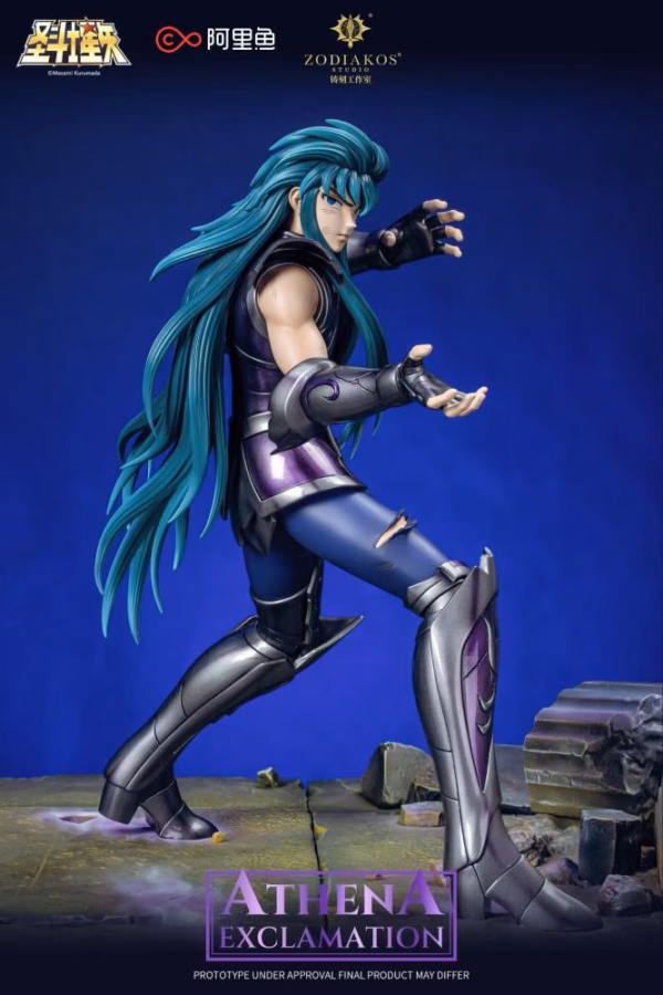 Saint Seiya Zodiakos Studio Athena Exclamation Licensed Resin Statue 2