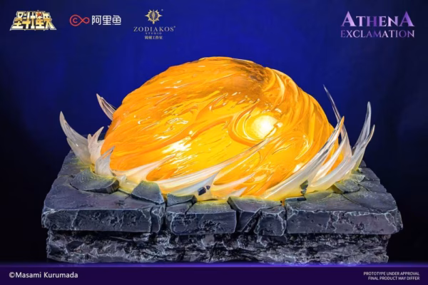 Saint Seiya Zodiakos Studio Athena Exclamation Licensed Resin Statue 5