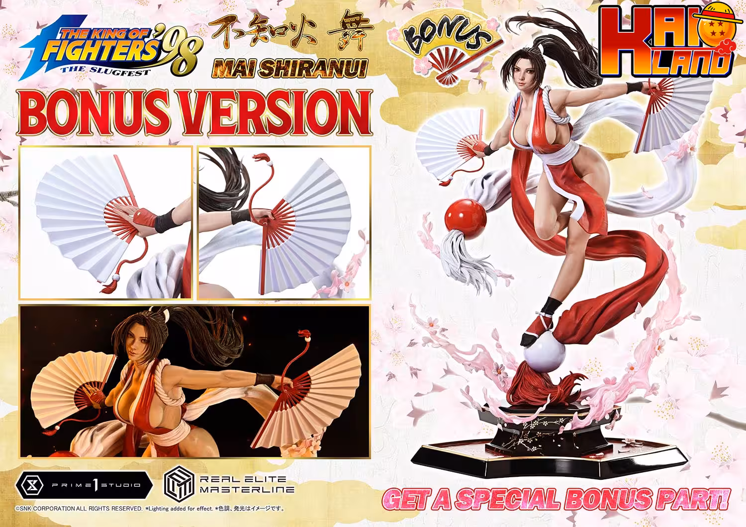 The King Of Fighters Prime 1 Studio Mai Shiranui Licensed Resin Statue