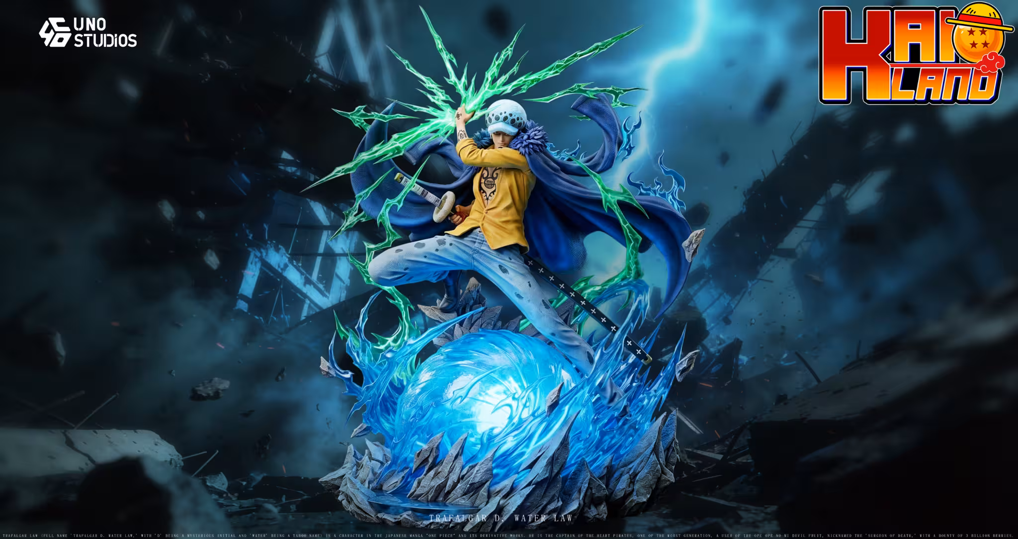 One Piece UNO Studio Trafalgar Law Resin Statue