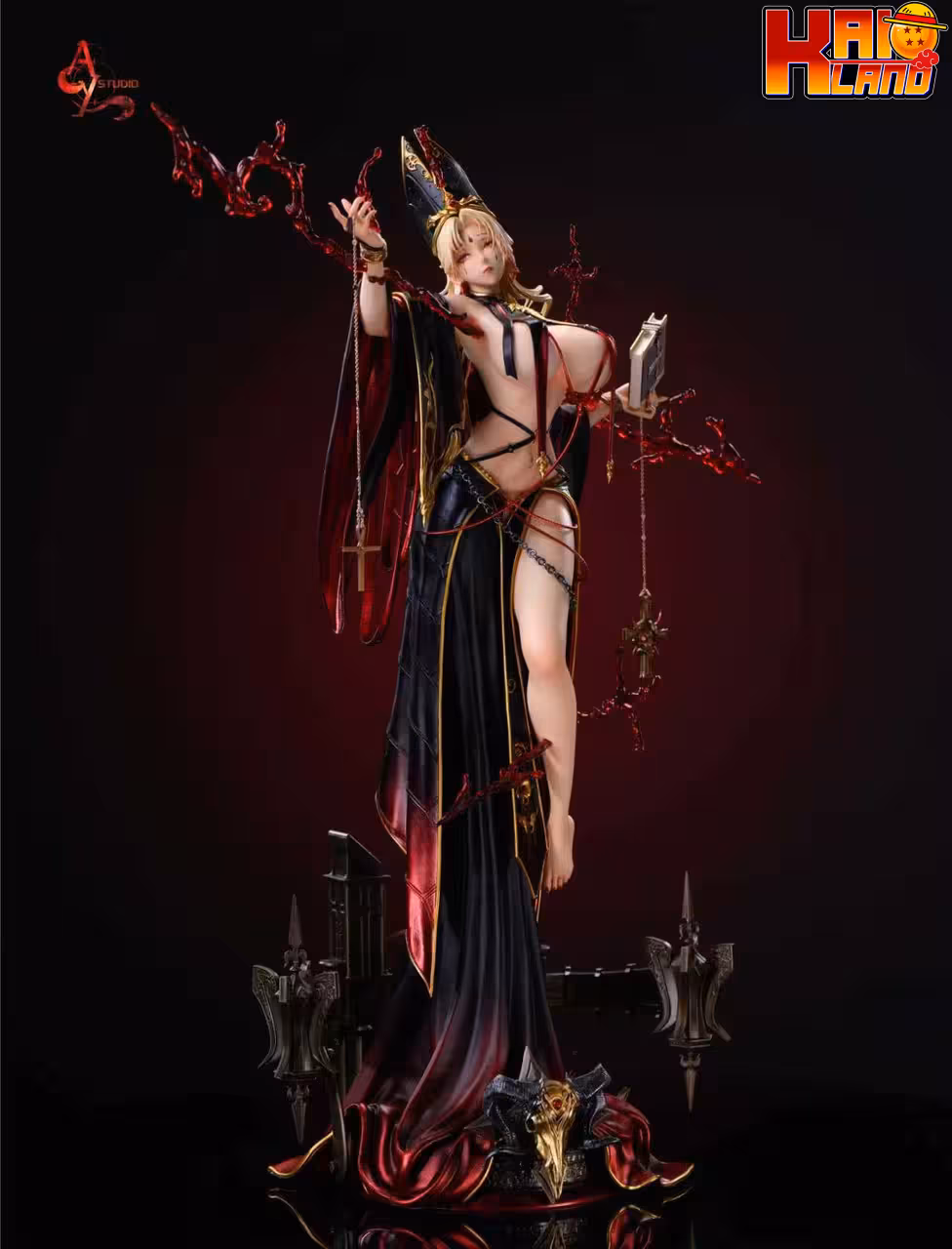ACY Studio Dark Vatican Pope Resin Statue