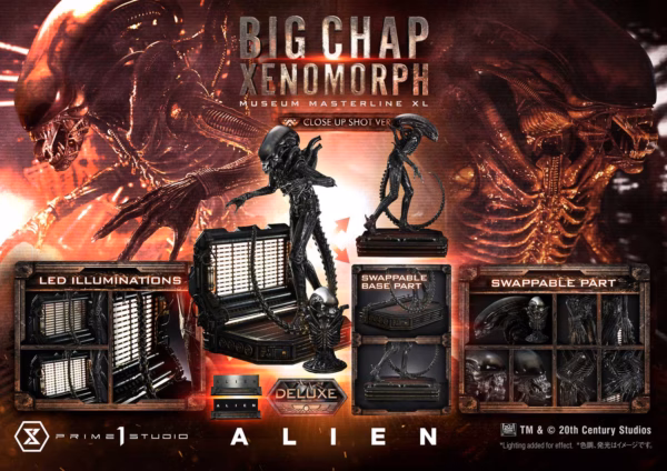 Alien Prime 1 Studio Alien Big Chap Xenomorph Licensed Resin Statue 0