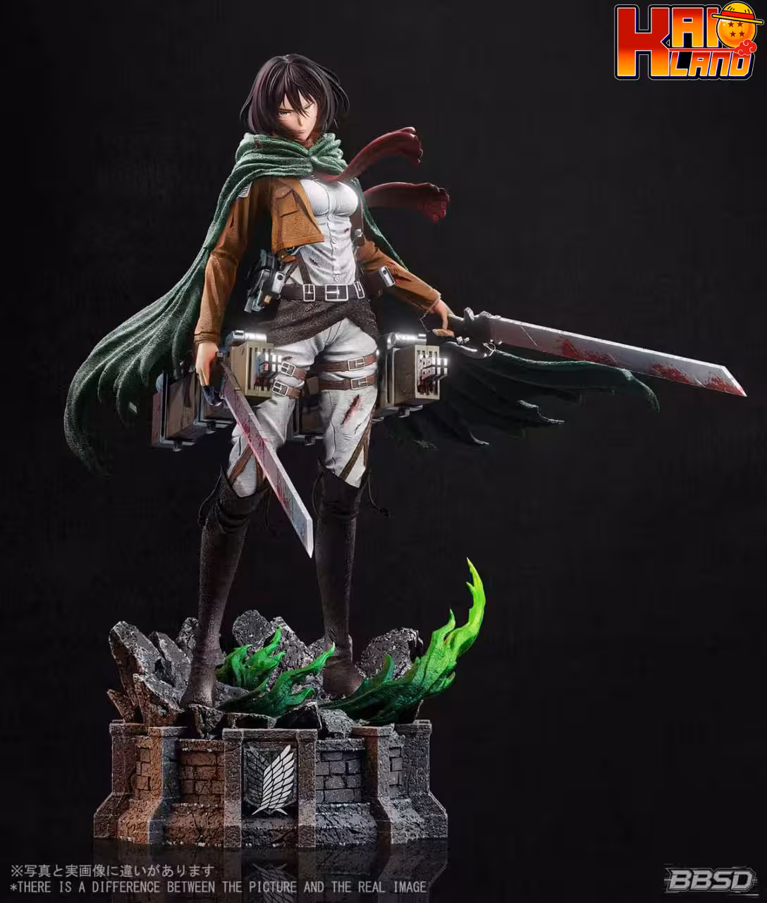 Attack On Titan BBSD Studio Mikasa Ackerman Resin Statue
