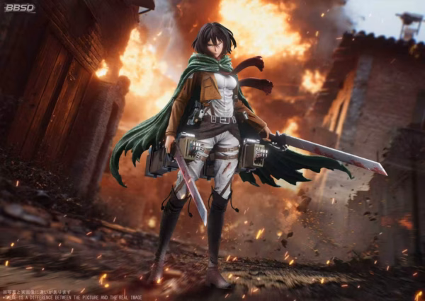 Attack On Titan BBSD Studio Mikasa Ackerman Resin Statue 4
