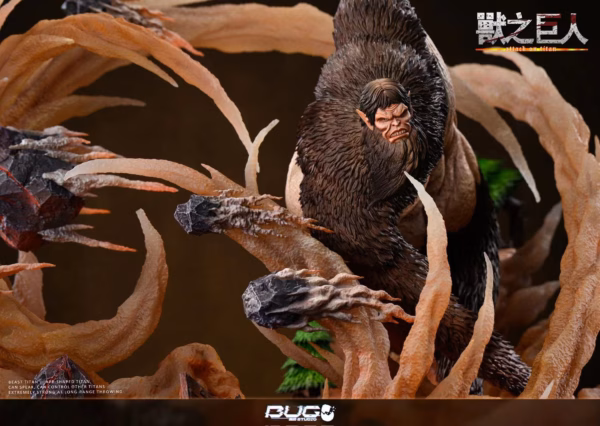 Attack On Titan Bug Studio Beast Resin Statue 4
