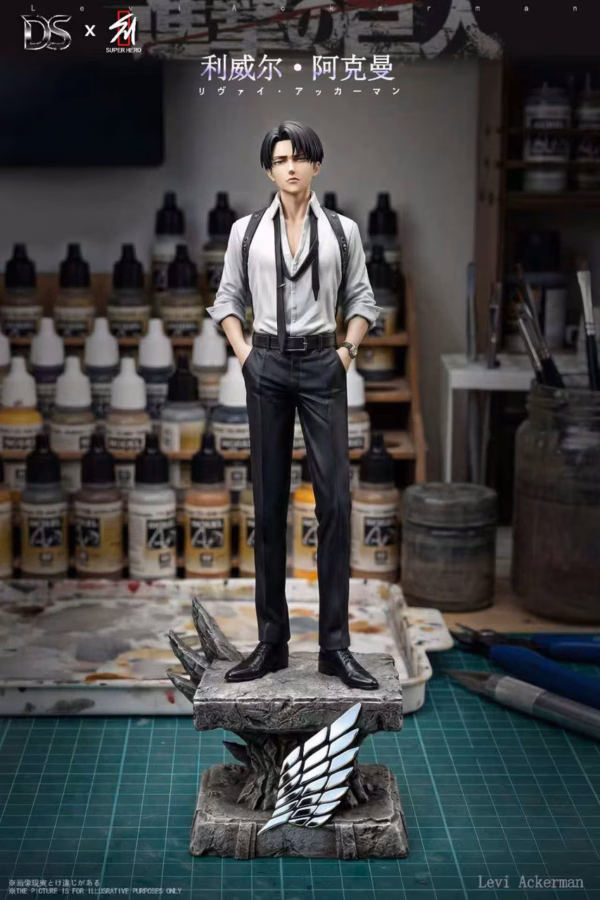 Attack On Titan DS Studio x Super Hero Studio Levi Ackerman Resin Statue 1
