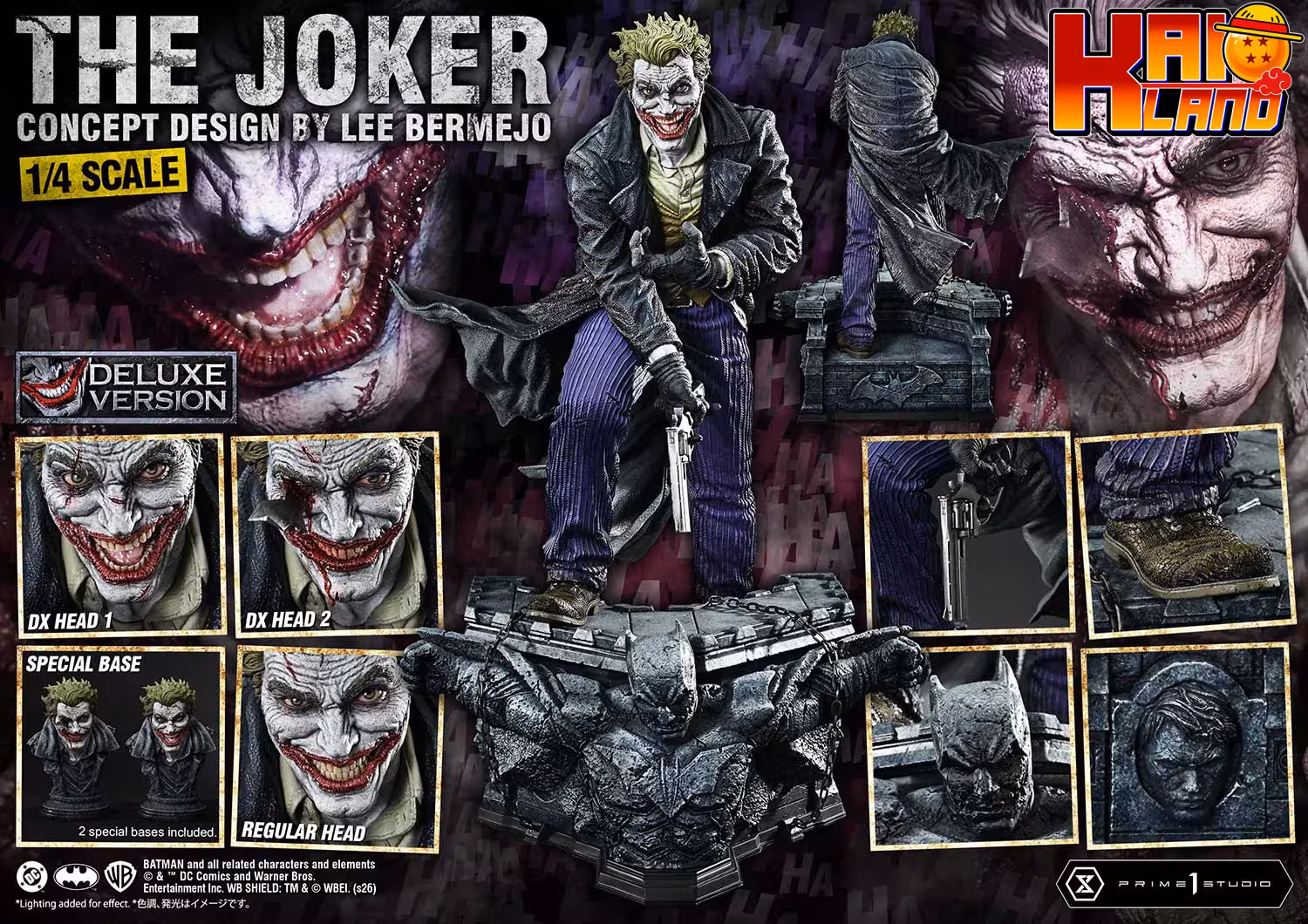 Batman Prime 1 Studio The Joker favorite Licensed Resin Statue