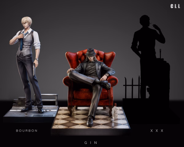 Detective Conan CLL Studio Bourbon Resin Statue 4