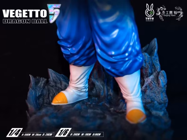 Dragon Ball TG Tiangong Kaiwu x Tutu Workshop Saiyan Fusion 5 Resin Statue 4