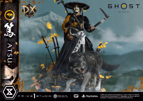 Ghost of Yotei Prime 1 Studio Atsu Licensed Resin Statue 4