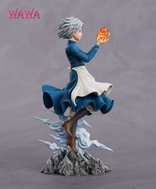 Howls Moving WAWA Studio Sophie x Calcifer Resin Statue 2
