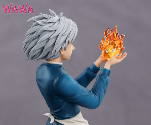 Howls Moving WAWA Studio Sophie x Calcifer Resin Statue 4
