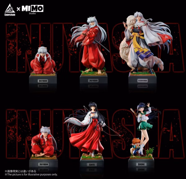 Inuyasha Exorcism Studio x MIMO Studio Inuyasha Sitting Resin Statue 4
