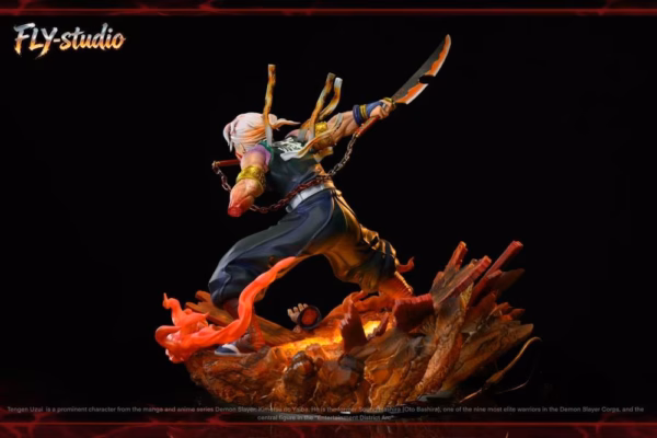 Kimetsu No Yaiba FLY Studio Uzui Tengen Resin Statue 3