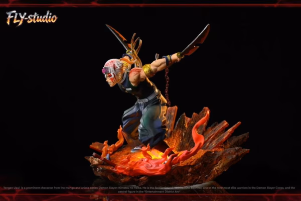 Kimetsu No Yaiba FLY Studio Uzui Tengen Resin Statue 4