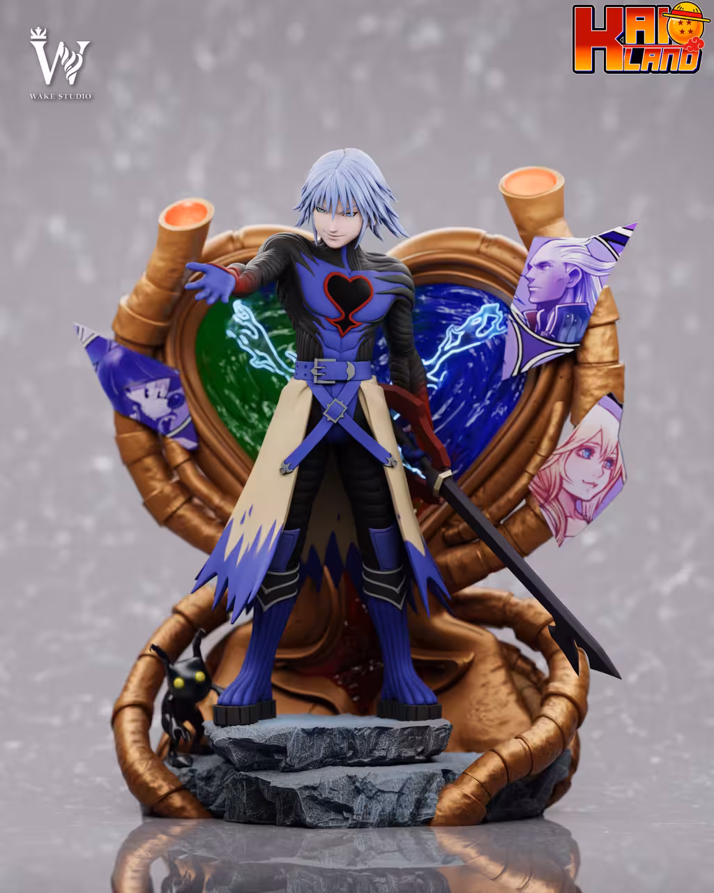 Kingdom Hearts Wake Studio Riku Resin Statue