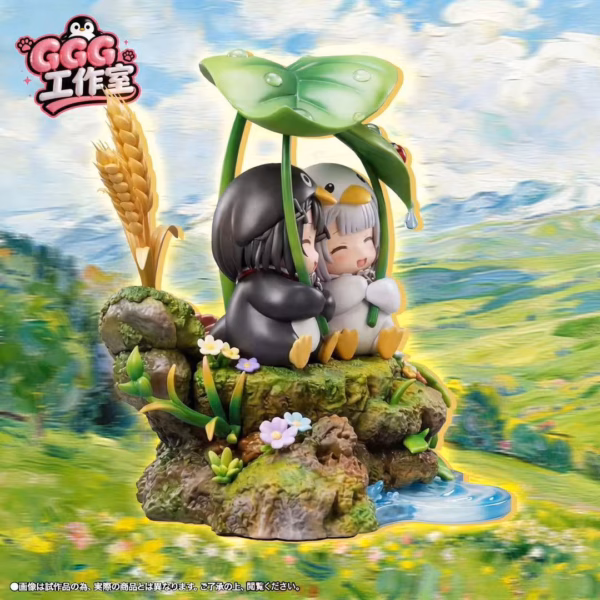 Little Penguin GGG Studio Little Penguin Gugugaga Resin Statue 3