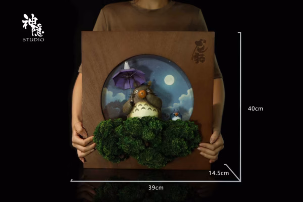My Neighbor Totoro ShenYin Studio Totoro Under The Moonlight Resin Statue 2
