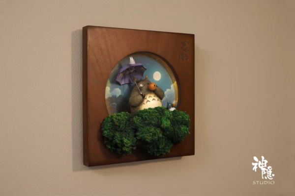 My Neighbor Totoro ShenYin Studio Totoro Under The Moonlight Resin Statue 4