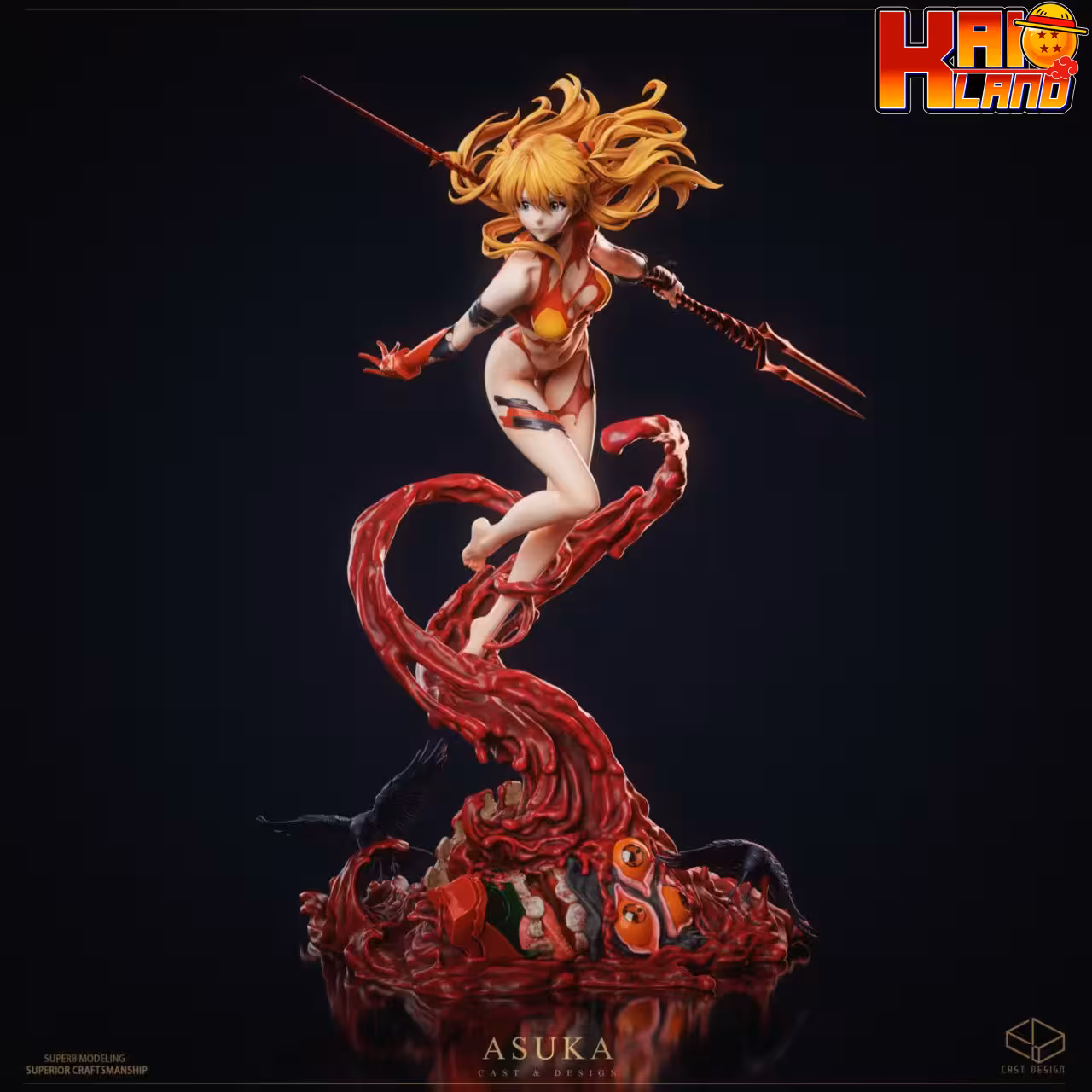 Neo Genesis Evangelion Cast Design Asuka Resin Statue
