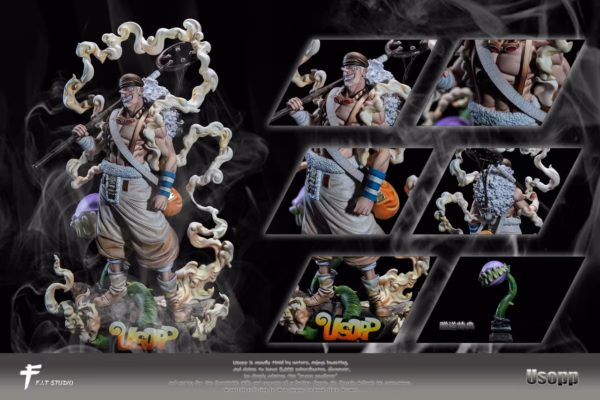 One Piece FIT Studio Usopp Nika form Resin Statue 1